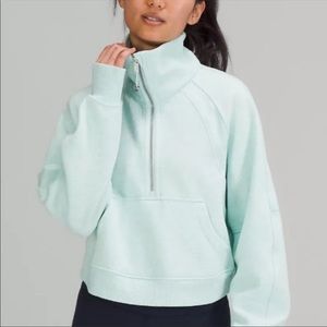 Lululemon scuba funnel neck delicate mint XS/S